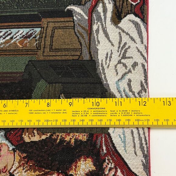 Vintage Coca-Cola Christmas Tapestry Table Runner 12x36 - Picture 6 of 7